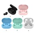 1 Pair Wireless Earphone Portable Stereo Bluetooth-compatible 5 0 10m Earbuds Indoor Outdoor Working Headset Pink. 
