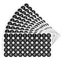 20Pcs 1 to 50 Number Stickers Consecutive Number Stickers 1Inch Self-Adhesive Decal for Inventory Storage Classification.