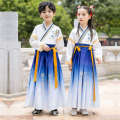 Ancient Men's Traditional Culture Hanfu Girls' Ru Skirt Chinese Style Boys' Book and Children's Clothing. 