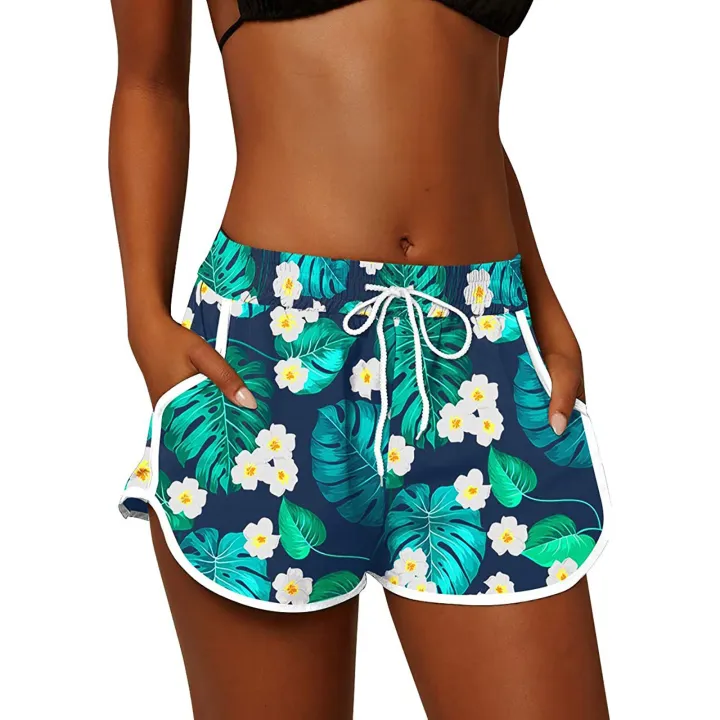 Women%20Summer%20Sports%20Shorts%20Floral%20Beach%20Boardshorts%20with%20Pockets%20Female%20Swim%20Trunks%20Female%20Workout%20Gym%20Clothes%20Fitness%20Sportwear%20-%20Image%202