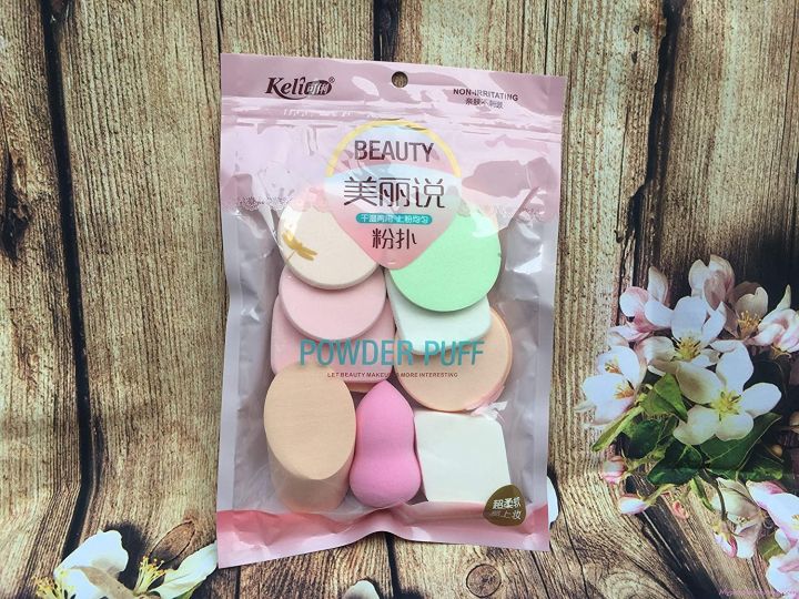 13%20Piece%20Set%20Make%20Up%20Beauty%20Blender%20Sponge%20Puff%20for%20Powder,%20Concealer%20and%20Foundation%20Application%20-%20Image%203