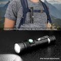 Brillante Torsia Bright Twisting LED Torch with USB Rechargeability, Super Bright 600 Lumens Zoomable Pocket Torch Flashlight. 
