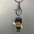 Machine Doll Bulma Dr. Slump PVC Keychain Arale Cosplay Cute Slump Toy Keyring Wings Pendant Gift Action Figure. 