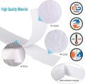 5/10M Magic Sticker Tape Self Adhesive Extra Strong Double Sided Adhesive with Sticker Pad Fluffy Hook and Loop Fastener White. 