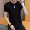 Half Sleeve Round Neck Chinese Microfibre T-Shirts for Men - Comfortable and Stylish T Shirt for Men - Suitable for All Season.