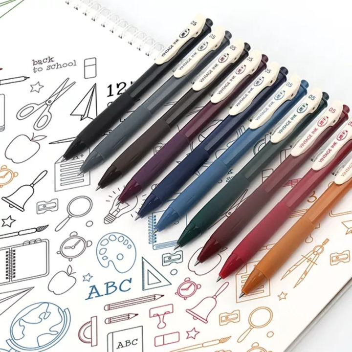 Sweet%20Journal%205%20Colors%200.5mm%20Retro%20Vintage%20Gel%20Pen%20Set%20Color%20Press%20Quick%20Dry%20Ball%20Pens%20Set%20-%20Image%204