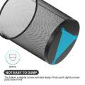 1pc Iron Mesh Trash Can Waste Paper Mesh Basket Recycling Garbage Bin Office Metal Waste Basket Iron Wire Rubbish Container. 