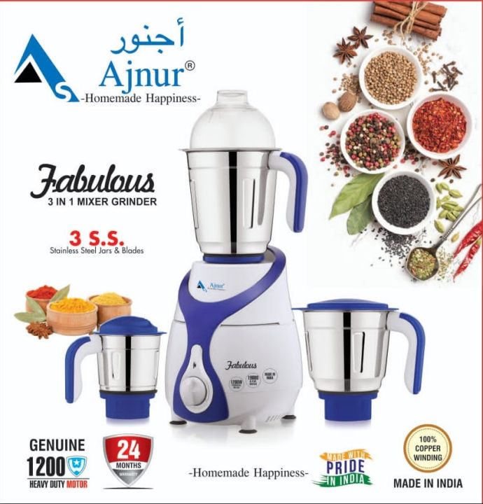 Ajnur%20Blender%20Plus%20Mixer%20Grinder%20-%201200%20Watt%20-%20Powerhouse%20for%20Superior%20Blending%20and%20Mixing%20-%20Image%202