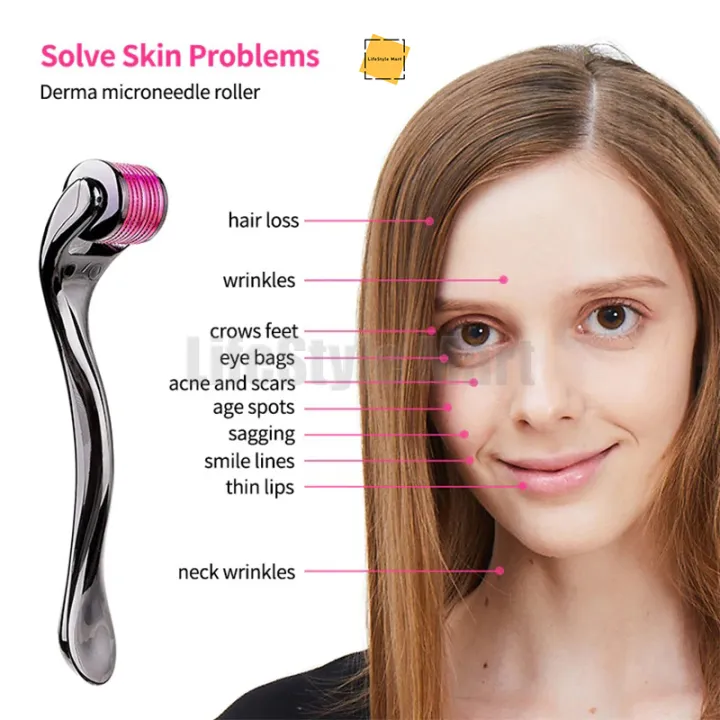 Dermaroller%200.25mm%20Titanium%20Microneedle%20Roller%20for%20Anti-Aging,%20Fine%20Lines,%20Scars,%20Stretch%20Marks%20-%20Professional%20Skin%20Care%20Tool%20-%20Image%202