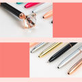Cute gem ballpoint pen crystal glass diamond metal ballpoint beautiful gift pen. 