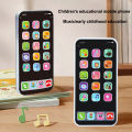 New Children's Educational Toys Mobile Phone Simulation Music Touch Screen Phone Baby English Early Childhood Toys Voice Toys. 