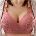 Push Up Bras Women Plus Size Bra D Underwear Thin Wireless Gathered Bralette Woman Plus Size Push Up Bra Bras. 