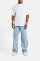 Unisex baggy jeans light blue.