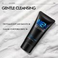 LAIKOU - Men's Exfoliating Facial Cleanser Natural Face Cleanser For Oily Acne Oil Control(50gm). 