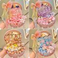 Children's Gift Set Cute Little Accessories Crown Jewelry Box Girl Storage Clip Hair Card.
