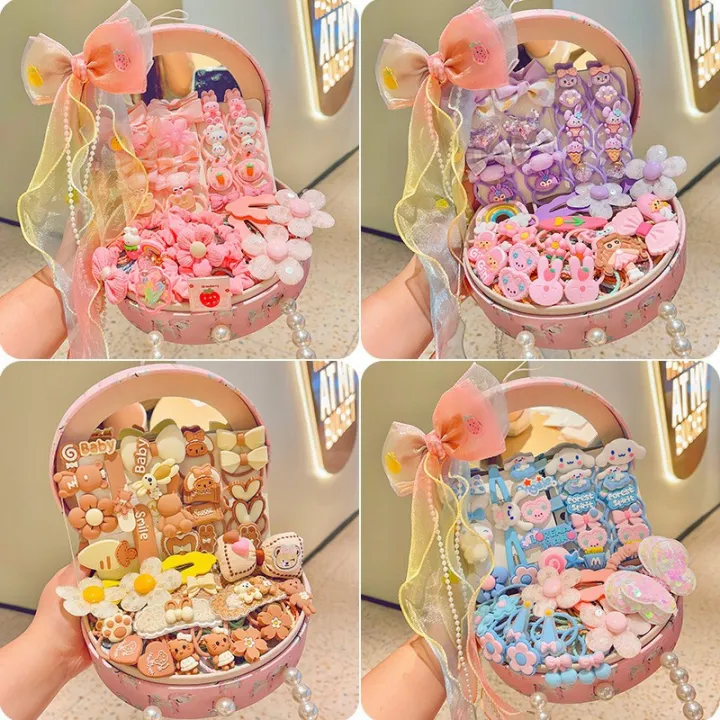 Children's%20Gift%20Set%20Cute%20Little%20Accessories%20Crown%20Jewelry%20Box%20Girl%20Storage%20Clip%20Hair%20Card%20-%20Image%203