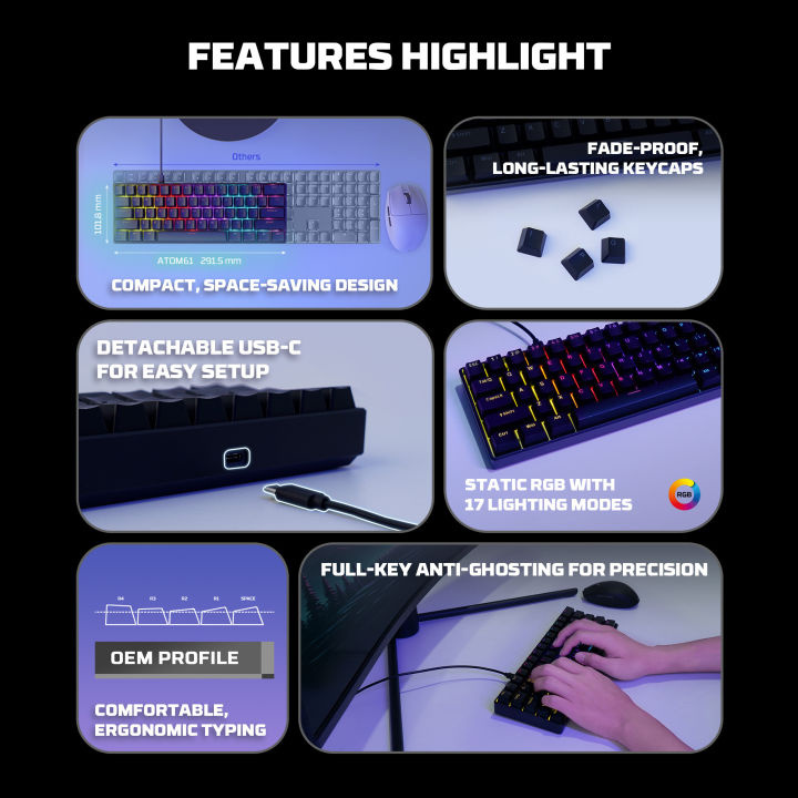 FANTECH%20MK211%20ATOM61%20Mechanical%20Gaming%20Keyboard%20-%20Image%205