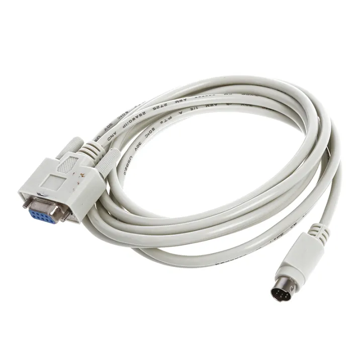 %E3%80%90Lejia%E3%80%91DB9P%208P%20Mini%20Download%20Cable%20White%203m%20for%20PLC%20DVP-EH%20-%20Image%202