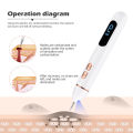 LCD Plasma Removal Pen Face Wart Freckle Remover Machine Mole Dark Spot Skin Tag Removal 9 Level USB Charge Beauty Salon. 