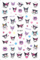 New Cartoon Kuromi Nail Decals Stickers For Nails Sanrio Series Hello Kitty Melody Nail Stickers Nail Art Accessories.