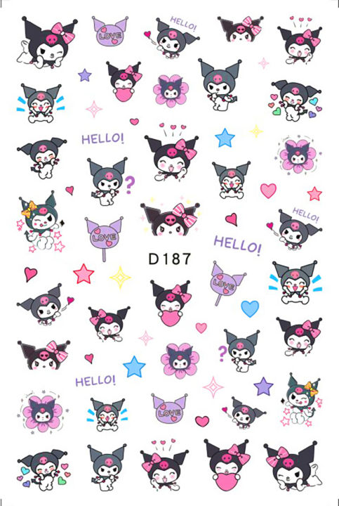 New%20Cartoon%20Kuromi%20Nail%20Decals%20Stickers%20For%20Nails%20Sanrio%20Series%20Hello%20Kitty%20Melody%20Nail%20Stickers%20Nail%20Art%20Accessories%20-%20Image%203