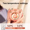 Portable Hand Warmer 2400Mah USB Charge Power Bank Rechargeable Mini Hand Warmer for Winter Outdoor Hiking Green.