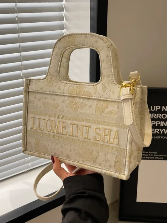 New%20Chinese%20style%20bag%20women's%202024%20new%20tote%20bag%20large%20capacity%20popular%20fashion%20hand-carried%20shoulder%20crossbody%20bag%20-%20Image%203
