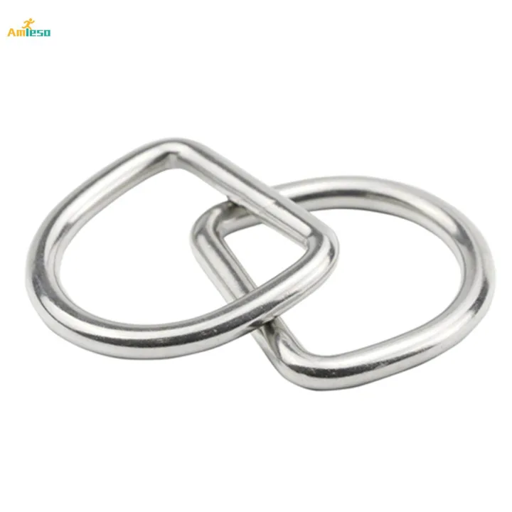 5Pcs%20D%20Rings%20Seamless%20304%20Stainless%20Steel%20Multipurpose%20D%20Shaped%20Rings%20Half%20Rings%20for%2025mmx22mm%20-%20Image%202