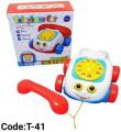 Telephone, Plastic Chatter Telephone, Colourful Toy.
