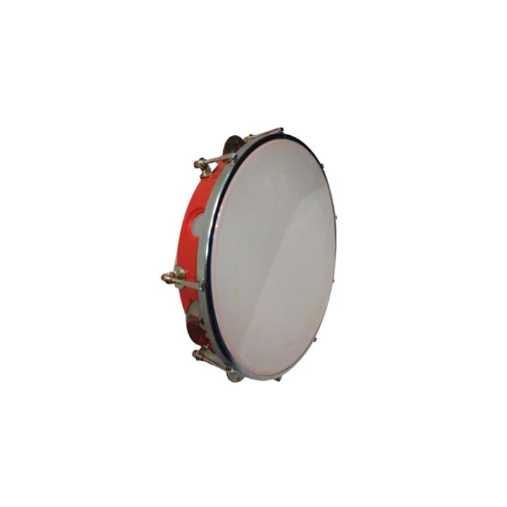 Tambourine Drum- Bell Birch Metal Jingles Percussion