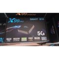 X99 PRO 8GB/128GB 8K FHD Android Verson 11.1 5G Smart TV Box. 
