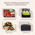 Portable Food Warmers Electric Heater Lunch Box Mini Oven 12V Car Power Black. 