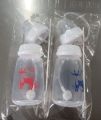 Non handheld feeder with standard caliber PP creative baby milk bottle.