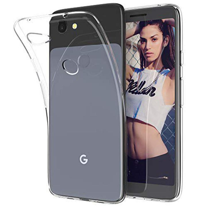 Google Pixel 3 XL Clear Slim Anti-Slip Grip Soft Flexible Back Cover Transparent