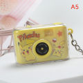 【Free-delivery】 1PC Sanrio Kuromi Hello Kitty Glowing Small Camera Kirby Keyring Camera Keychain for Girls Game Pendant JIJIN.