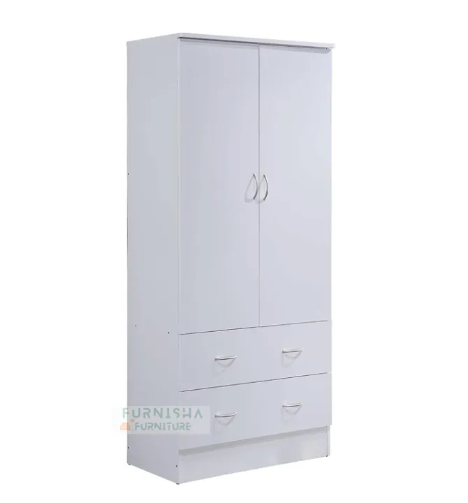 Modern%202%20Door%20Almirah%20With%20%20Cloth%202%20Storage%20Drawer%20&%20Hanger%20Storage%20Cabinet%20and%20Cloth%20storage%20Shelf%20for%20your%20Sweet%20Home%20or%20Office%20Use%2072x24"%20-%20Image%203