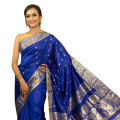 Tangail Tat MultiColor Silk Katan Saree for Women. 