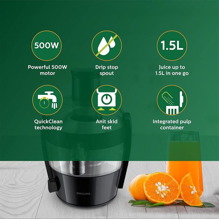 Philips%20HR1832/00%20Viva%20Collection%20Juicer%20%7C%20Fruit%20Extractor%20-%20Image%202