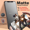 For Apple iPhone 13 Pro Anti-Fingerprint AG Matte Gaming and Tempered Screen Protector (FULL DISPLAY COVERED). 