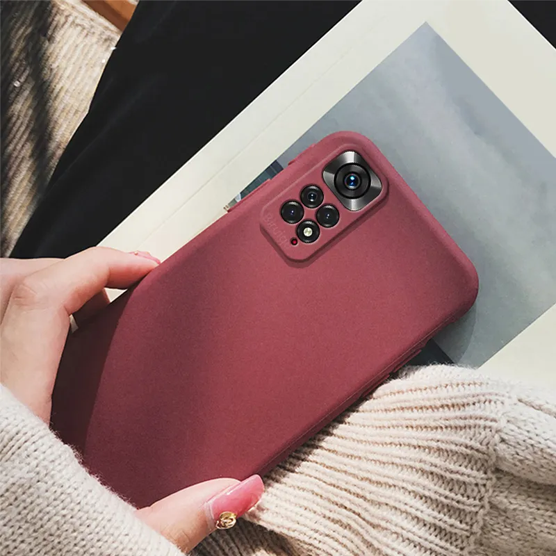 Cover In TPU Morbida Per Xiaomi Redmi Note 11 PRO 5G - Custodia Antigraffio Ultrasottile Colore Verde - 2