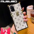 Musubo Retro Case For Samsung Galaxy S23 Plus S22 Ultra S20 FE S21 A52S A53 A54 A13 A14 Note 20 Ultra Fundas Cover Luxury Coque.