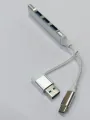 ph USB C Hub 4 Multi-Port USB Type-C Hub With USB2.0 USB3.0 OTG Function USB Splitter Adapter Compatible For Win7/8/10. 