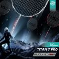Original VS Titan 7 Pro Badminton Racket - Balanced Power & Control.