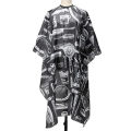 Black White Hairdressing Cape Professional Hair-Cut Barber Cloth Wrap Protect Gown Apron Waterproof Cutting Gown Hair Cloth Wrap. 