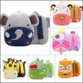 Animal Themed Preschool Bagpack For 2 - 4 Years Old Baby Cute Cartoon Design Bag. 