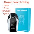 Korean/Portuguese/Spanish Modified Boutique Smart Remote Car Key LCD Screen CF500 For BMW/VW/Toyota/Lexus/KIA/Ford/Audi/Porsche-Black. 