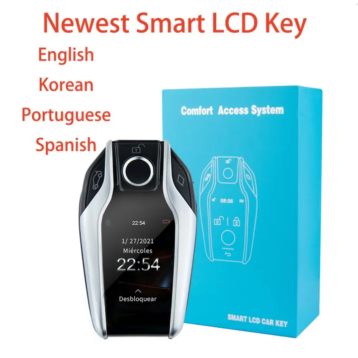 Korean/Portuguese/Spanish%20Modified%20Boutique%20Smart%20Remote%20Car%20Key%20LCD%20Screen%20CF500%20For%20BMW/VW/Toyota/Lexus/KIA/Ford/Audi/Porsche-Black%20-%20Image%203