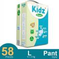 Kidz Diaper Belt L size (9-13 kg ) 58 pcs.