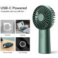 JISULIFE Fa20X Handheld Portable Hand Held Fan 4000mAh Battery Operated USB Small Fan with 3 Speeds for Outdoor Travel Commute Office Women Men. 