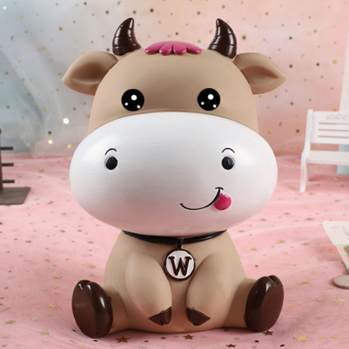 Quantity Girl Piggy Bank Birthday Gift Large Capacity Piggy Bank Kids Piggy Bank Can Be Saved Creative Cute Niu Niu